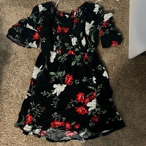 floral dress,great condition